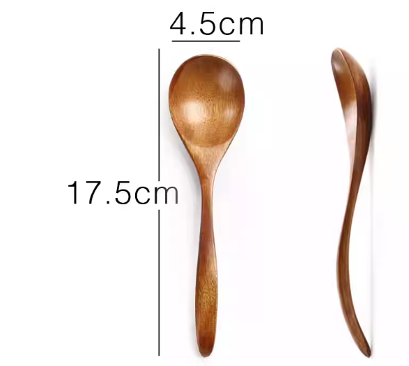 长柄实木汤勺